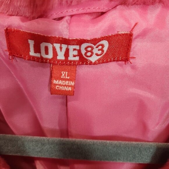 Love83 Faux Fur Jacket in Pink - Size XL‎ - Picture 5 of 9